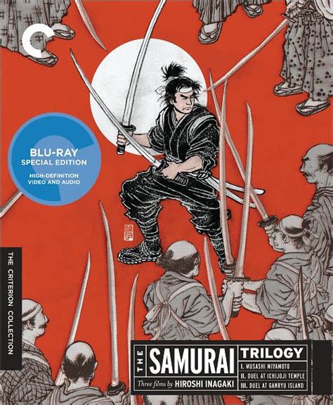 The Samurai Trilogy Criterion Collection 2 Discs Blu Ray By