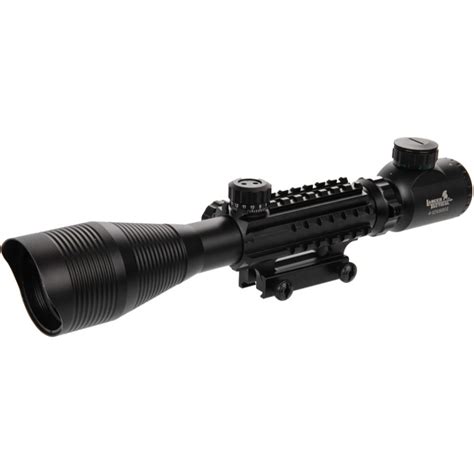 Lancer Tactical 4 12x50 Eg Red And Green Scope W Picatinny Rail Mount