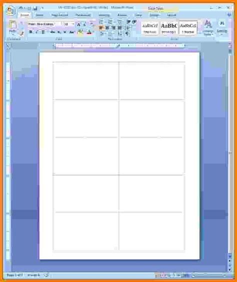 Microsoft Word Business Card Template 8 Blank Business Card Template