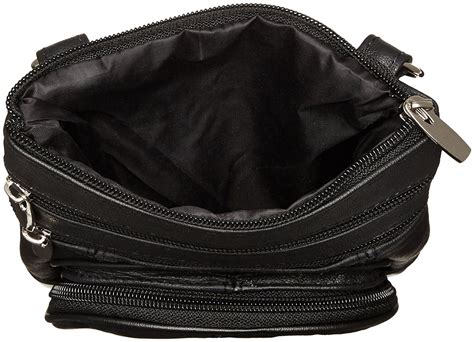 Leather Shoulder Bag Handbag Purse Cross Body Organizer Wallet Multi