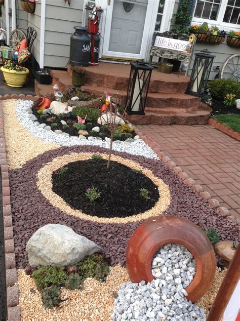 Front Garden Ideas Using Stones