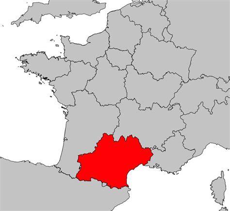 Occitanie from mapcarta, the open map. Carte de l'Occitanie - Occitanie carte des villes ...