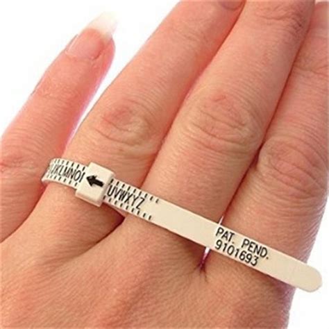 Uk And Us Ring Sizer Measure Finger Gauge Ring Sizing Tool For Wedding