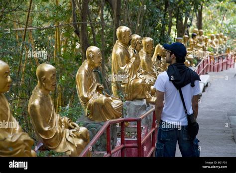 10000 Buddha Monastery Kowloon Hong Kong China Stock Photo Alamy