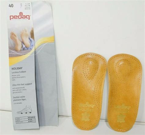 Pedag Holiday Orthotic Arch Support Insole Womens 10 Mens Us 7 New Only One Pedag
