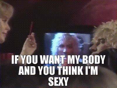 Yarn If You Want My Body And You Think I M Sexy Rod Stewart Da Ya