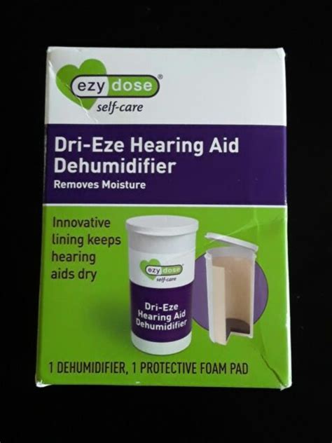 2 acu life dri eze hearing aid dehumidifier removes moisture for sale online ebay