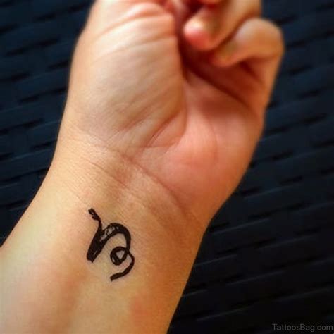 15 Capricorn Wrist Tattoos Tattoo Designs