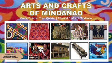 Arts Of Mindanao Arts And Crafts Of Mindanao Arts Third Quarter
