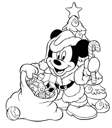 Printable coloring pages of mickey and minnie mouse. Mickey Mouse Christmas Coloring Pages - Best Coloring ...