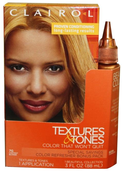 Clairol Textures And Tones Hair Color 7g Lightest Blonde