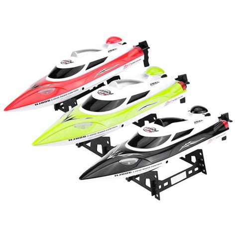 rc racing boat 35km h 200m control distance fast ship with water cooling system hj806 abs 1800kv