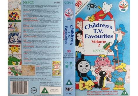 Nspcc Childrens Tv Favourites 2 1992 On Tempo Pre School United