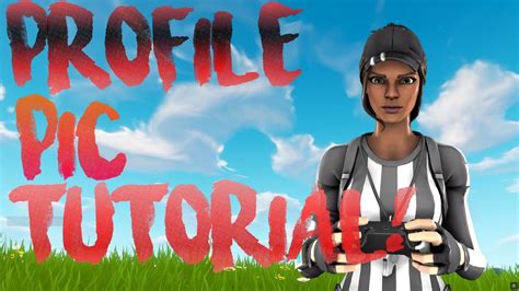 How To Make Fortnite Profile Picture On Iphone Android Youtube