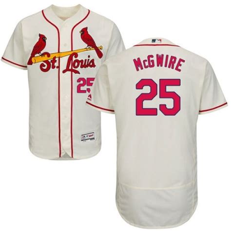 Mark Mcgwire St Louis Cardinals Authentic Flexbase Collection Majestic