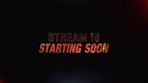 Stream Starting Soon Text Animation Fire 13715647 Stock Video At Vecteezy