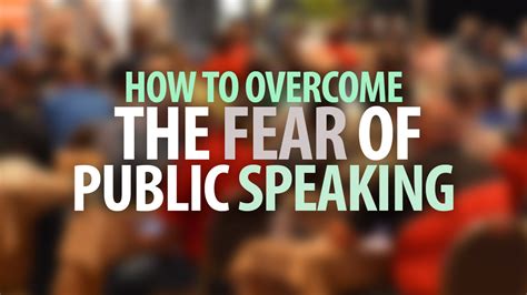 How To Overcome The Fear Of Public Speaking Jeff Havens Keynote