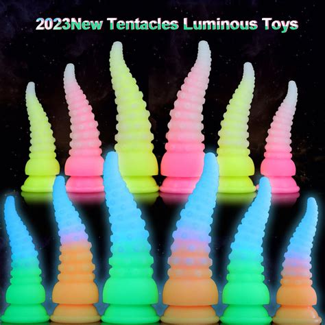 Tentacles Anal Plug Silicone Butt Plug Luminous Anal Sex Toys For Women