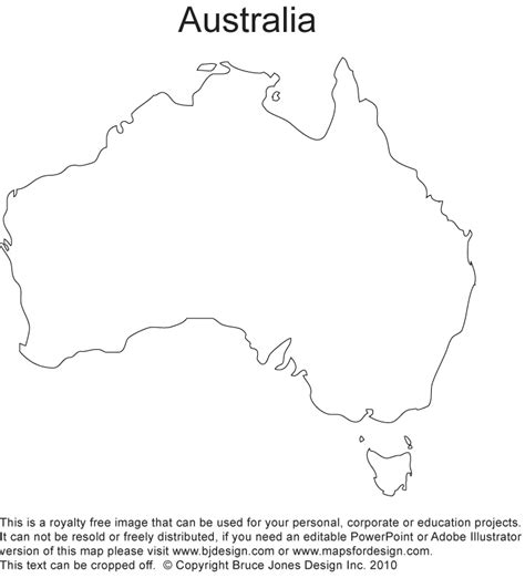 Australia Printable Blank Maps Outline Maps • Royalty Free
