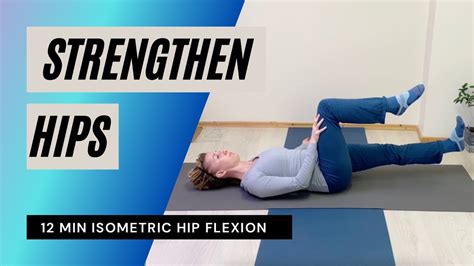Hip Strengthening Isometric Hip Flexion Youtube