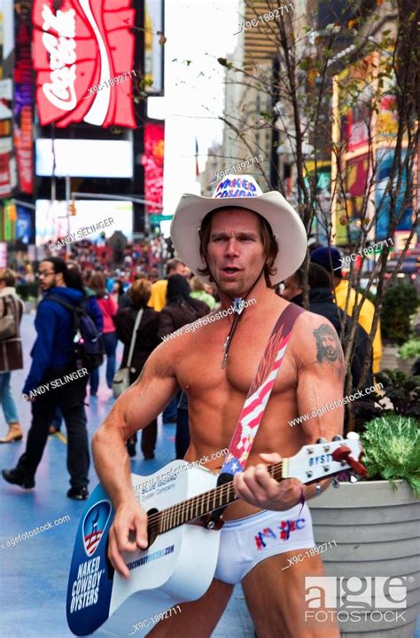 The Naked Cowbabe In Times Square New York City Stock Photo Picture And Rights Managed Image