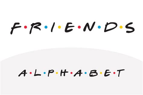 Friends Alphabet File Svg File Png Pdf Etsy In 2022 Friends Font