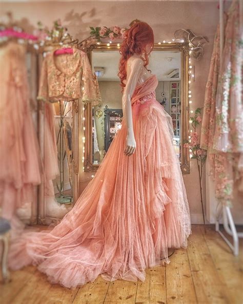 Coral Tulle Bridal Gown By Joanne Fleming Gowns Fairytale Dress