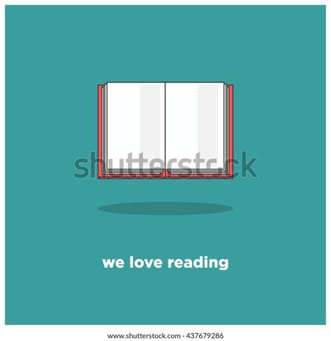 We Love Reading Book Line Icon Stock Vector Royalty Free 437679286