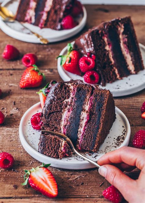 Chocolate Raspberry Cake Vegan Artofit