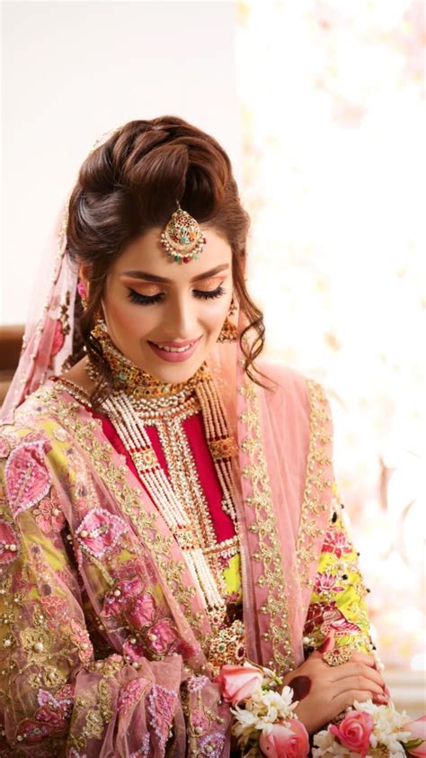 pin by sara majeed on wedding pakistani bridal makeup pakistani bridal wear classy updo