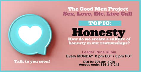 Sex Love Etc Honesty The Good Men Project