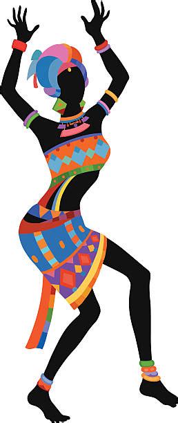 Royalty Free Headwear And African And Dancing Clip Art Vector Images