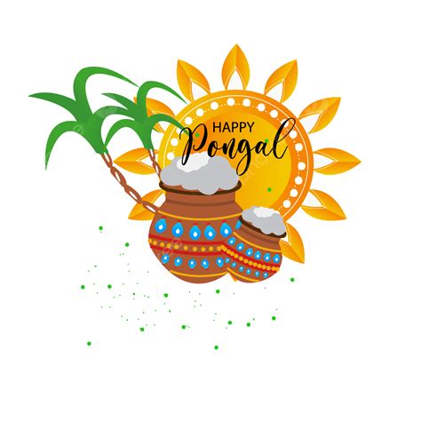 Happy Pongal Celebration Vector Hd Png Images Happy Pongal Png File