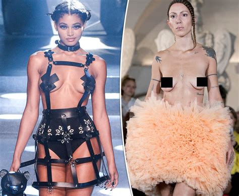Models Flash Nipples In EXTREMELY See Through Dresses At Sao Paulo