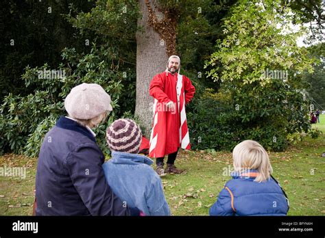 Medieval Storyteller Captures Imagination Of Young Visitors To