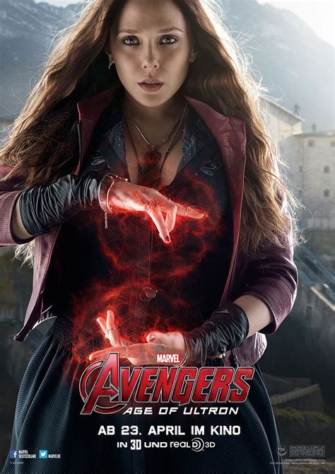 Avengers Age Of Ultron Marvel Wanda Maximoff Scarlet Witch