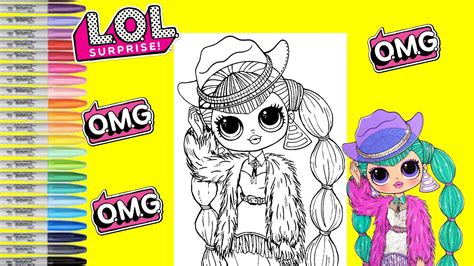 Lol Surprise Dolls Coloring Book Page Cosmic Nova Lol Surprise Omg