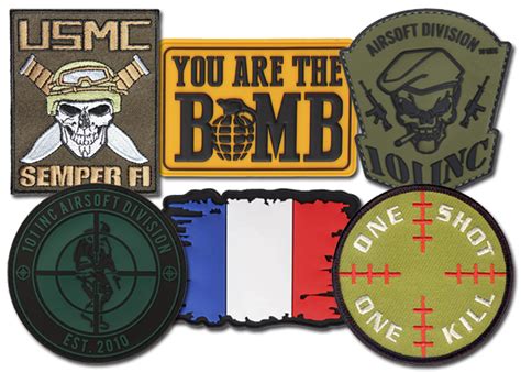 Order Custom Airsoft Patches Online Manufacturer