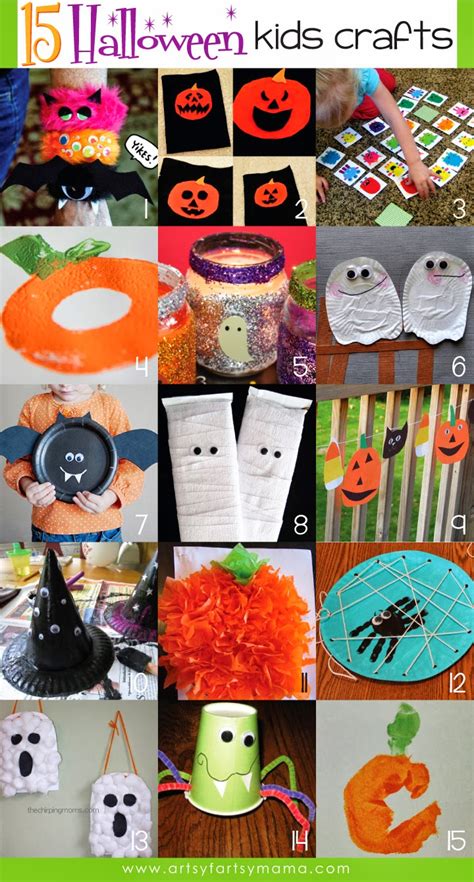 15 Halloween Kids Crafts Artsy Fartsy Mama