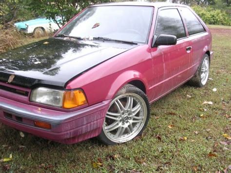 4 Wheel Drive Red Mazda 323 Gtx Factory Turbocharged Classic Mazda