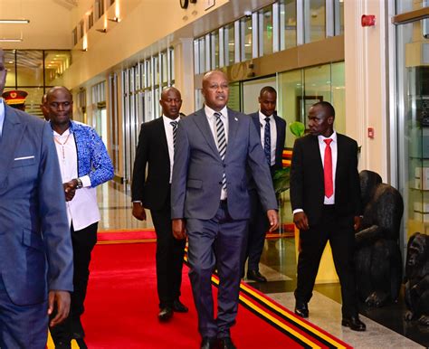 Burundi Vice President He Prosper Bazombanza Arrives In Uganda Ahead Of Independence Day