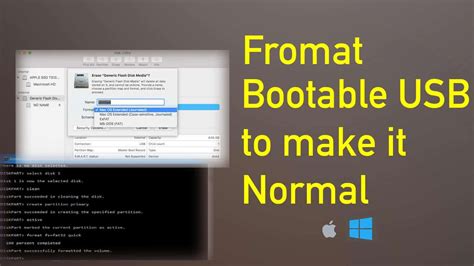 Format Bootable Usb Pen Drive To Make It Normal Windows And Mac