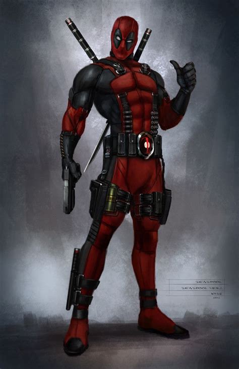 Deadpools Movie Costume An In Depth Look Deadpool Art Marvel