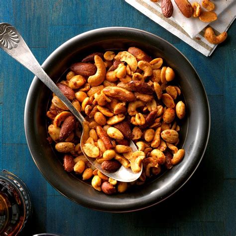 Spicy Mixed Nuts Recipe Taste Of Home
