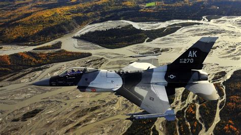 Military Aircraft Military Aircraft Jet Fighter Alaska River