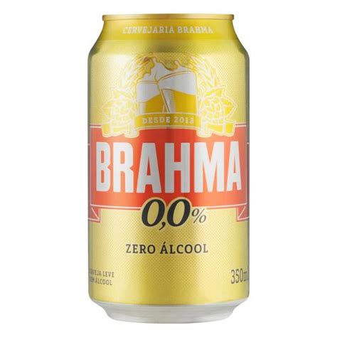 Cerveja Brahma Chopp Zero Álcool Lata 350ml Cato Supermercados