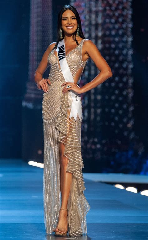 Miss Brazil From Miss Universo 2018 Competencia En Traje De Gala E News