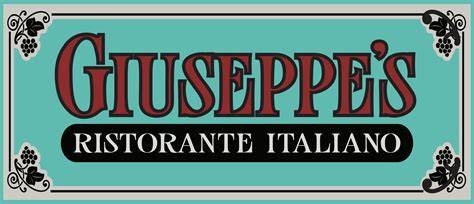 Menu Giuseppe S Ristorante Italiano