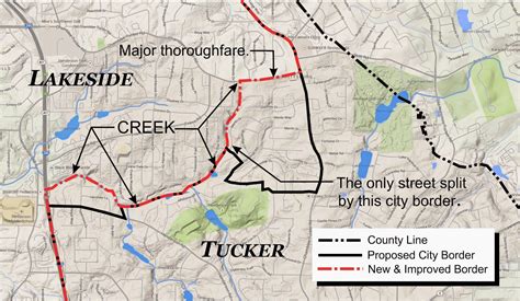 The City Of Tucker Initiative How To Fix That Map