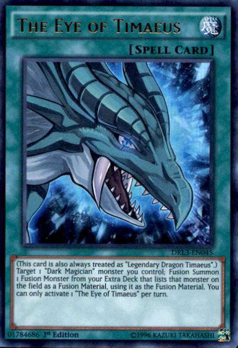 Yugioh Dragons Of Legend Unleashed Single Card Ultra Rare The Eye Of
